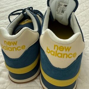 New Balance Kids Sneakers in Blue and Yellow